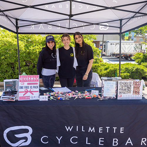 Cyclebar booth