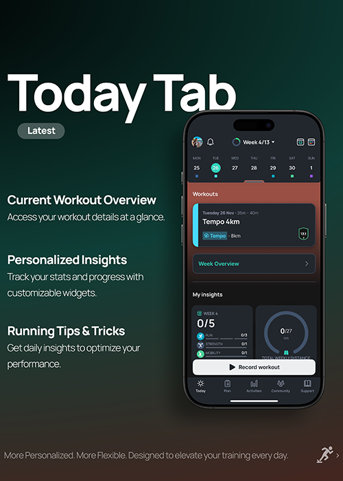 Today Tab on Runna Today Tab on Runna