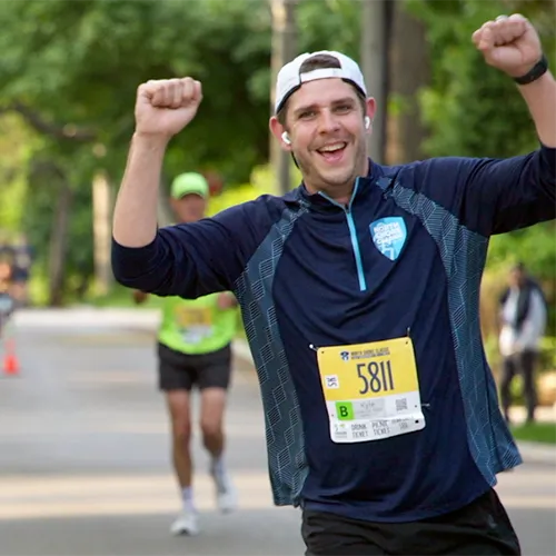 Kyle running Kyle running